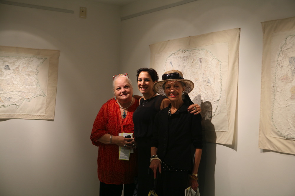 With Arline Littman and Barbara Greenfield at the Mary.H.Dana Women artists Series Galleries, Rutgers University 010