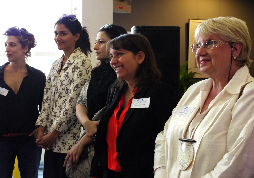 From left to right: Ofri Cnaani, Negar Ahkami, Ebru Ozsecen, Zeina Barareh, Ayana Friedman 03