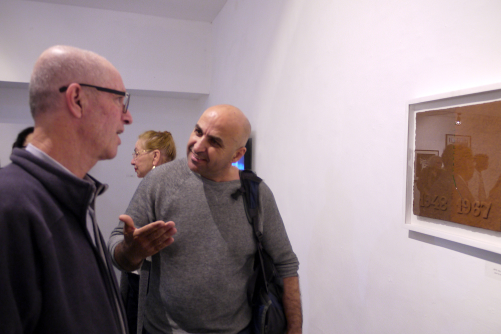 On the right artist Farid Abu Shakra _1240830