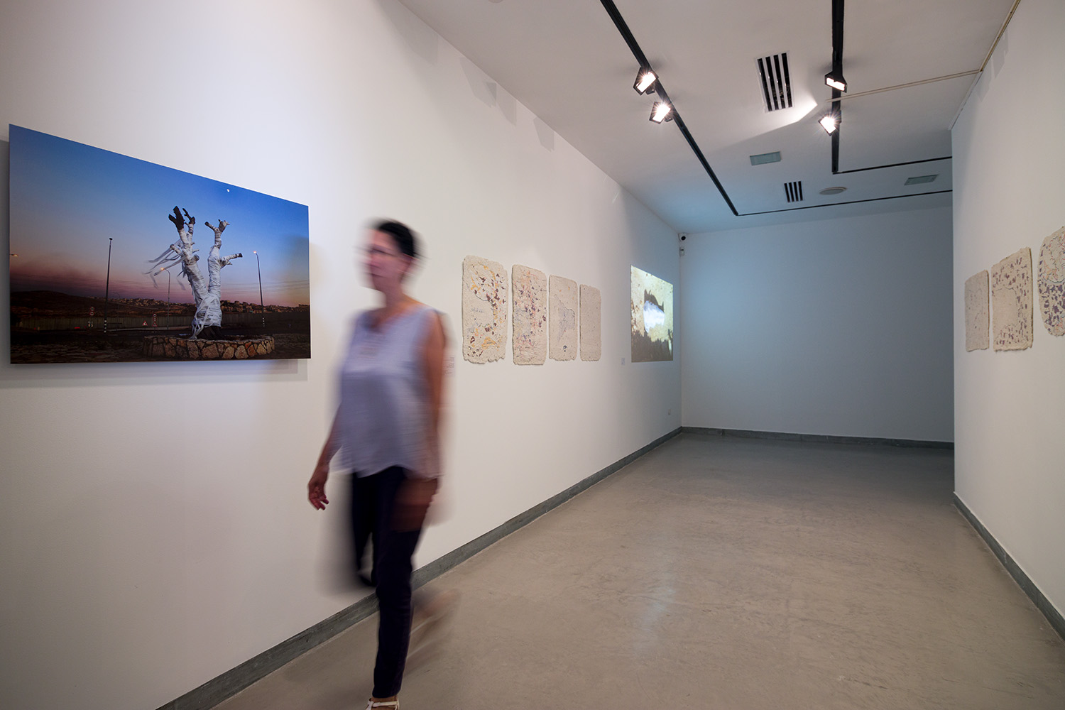 Wounded Land at the Art Cube Artists’ Studio, photo Udi Katzman Ariane_Sadnaot_002