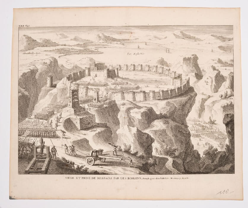 Calmet, Dom Augustin Antoine, Siege et Prise de Massada par les Romains_B18_1666 (1)-1