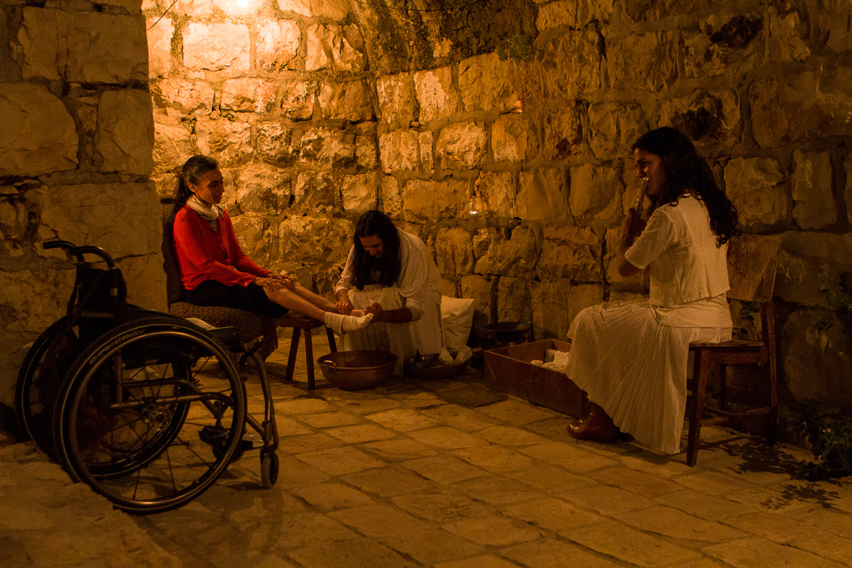 Compassion 2014, Foot-washing ceremony at the Lepers House in Hansen House, Jerusalem, photo: Udi Katzman Compassion 03