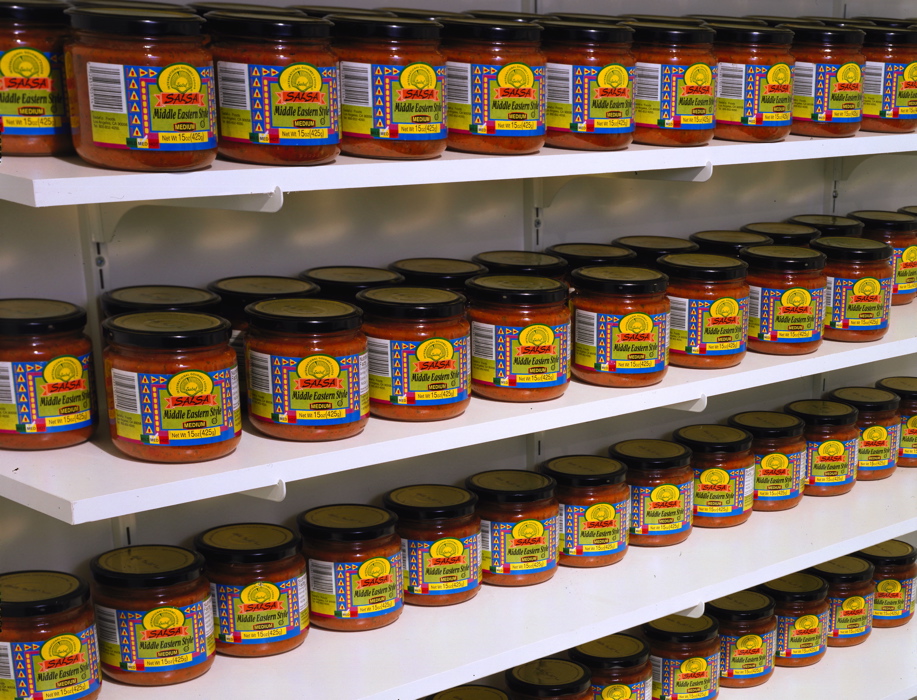 Middle Eastern Style Salsa (1998), jars on laminated shelves
Photo: Tim Safranek
Correspondence 008