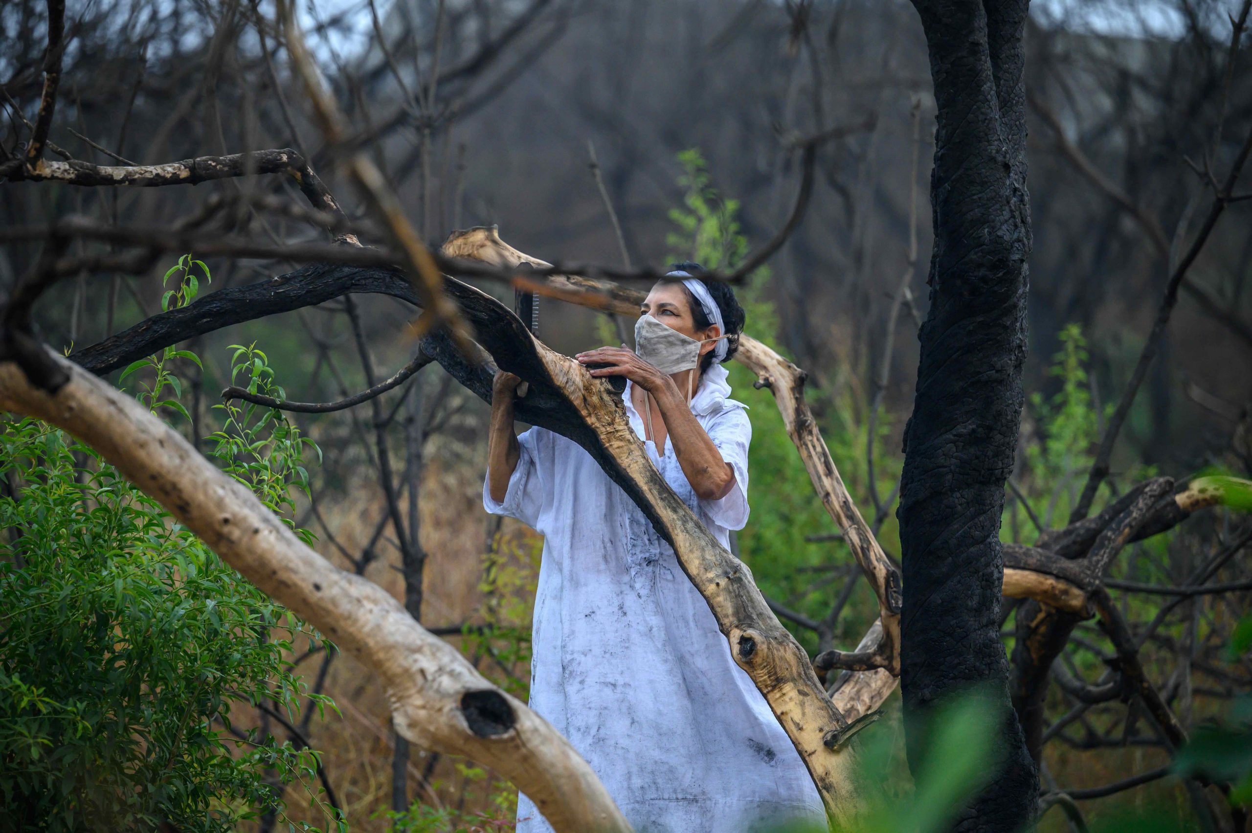 Ein Raziel 2022, performance in Ramat Raziel, Judean Hills in collaboration with Vered Sivan, photo Gal Mosenson Ein Raziel 007
