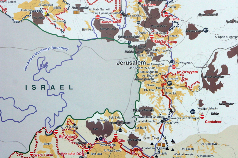 West Bank & Jerusalem Closures maps, July 2004
Printed by OCHA Humanitarian Information Centre Surgical Operation 02