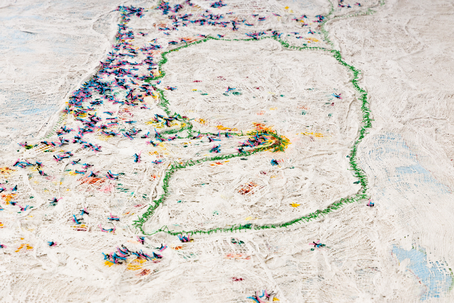 Wounded Land (2020-2021), detail, photo: Udi Katzman Wounded Land 2021 03