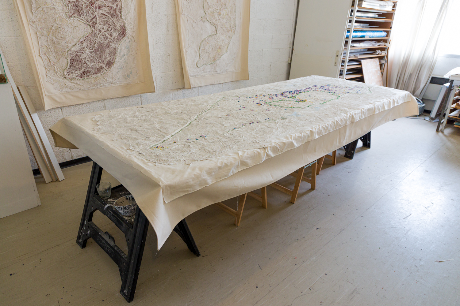 Wounded Land (2020-2021), work in the studio
Photo: Udi Katzman
Wounded Land 2021 11
